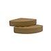 grid textured natural rubber teether